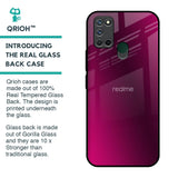 Pink Burst Glass Case for Realme 7i