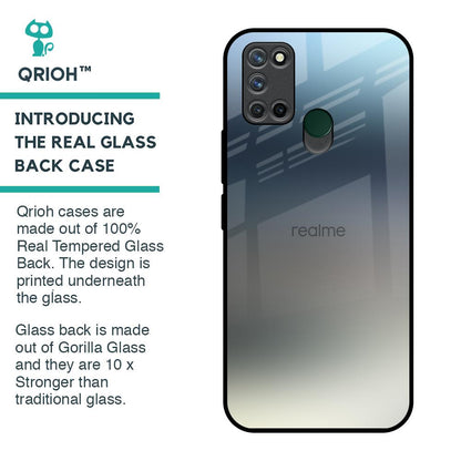 Tricolor Ombre Glass Case for Realme 7i
