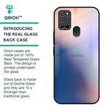 Blue Mauve Gradient Glass Case for Realme 7i