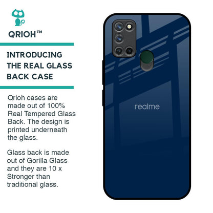 Royal Navy Glass Case for Realme 7i