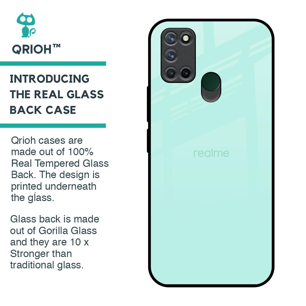 Teal Glass Case for Realme 7i