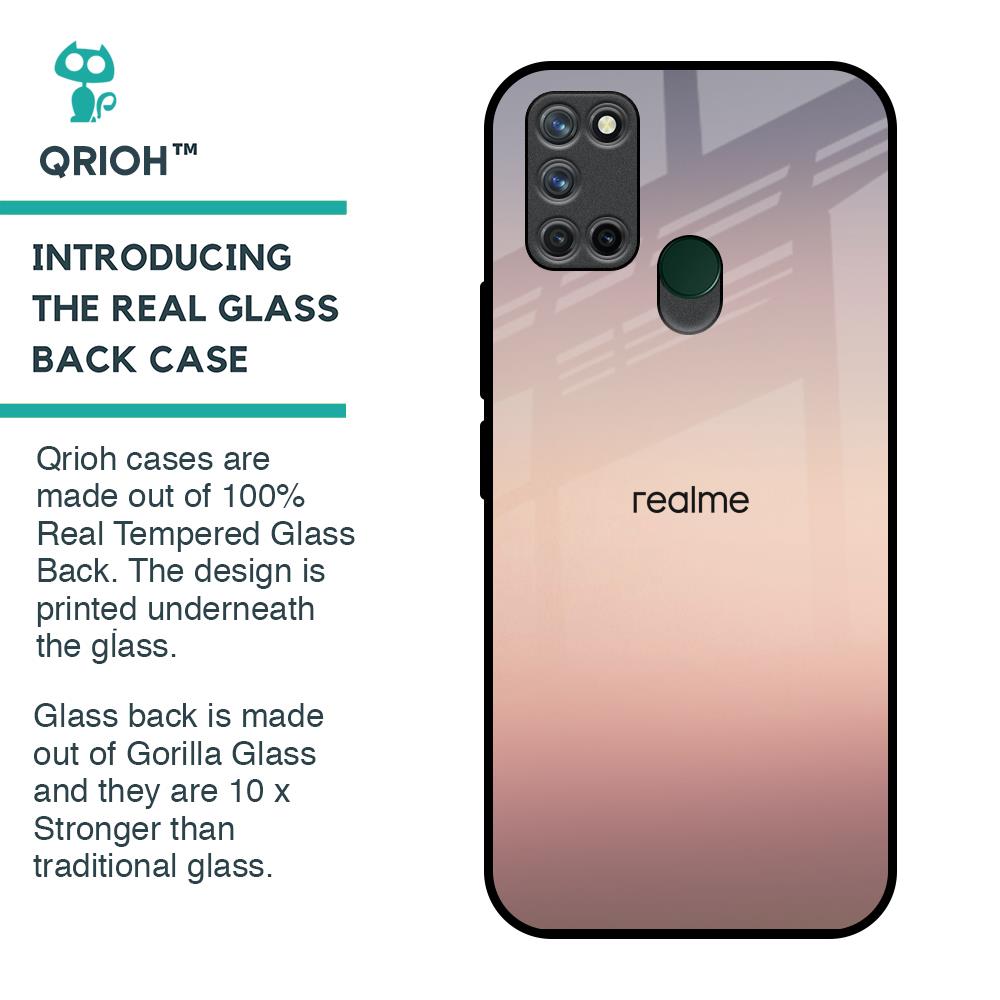 Golden Mauve Glass Case for Realme 7i
