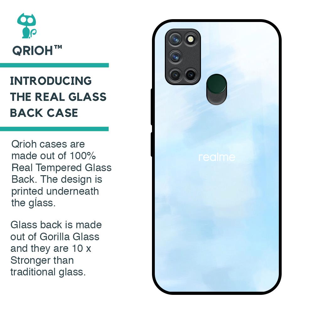 Bright Sky Glass Case for Realme 7i