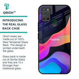 Colorful Fluid Glass Case for Realme 7i