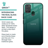 Palm Green Glass Case For Realme 7i