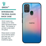 Blue & Pink Ombre Glass case for Realme 7i