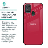 Solo Maroon Glass case for Realme 7i