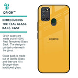 Fluorescent Yellow Glass case for Realme 7i