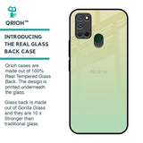 Mint Green Gradient Glass Case for Realme 7i