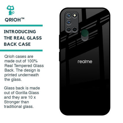 Jet Black Glass Case for Realme 7i