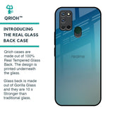 Sea Theme Gradient Glass Case for Realme 7i