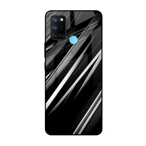 Black & Grey Gradient Realme 7i Glass Cases & Covers Online