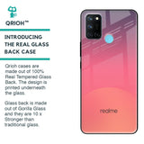 Sunset Orange Glass Case for Realme 7i