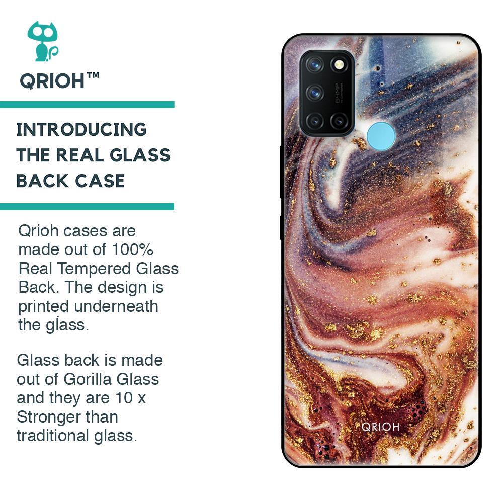 Exceptional Texture Glass Case for Realme 7i