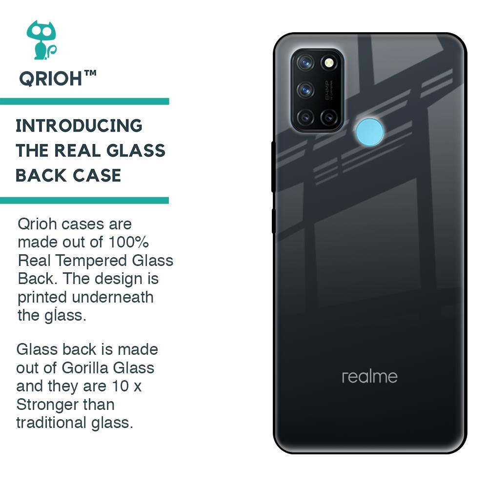 Stone Grey Glass Case For Realme 7i
