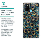 Peacock Feathers Glass case for Realme 7i