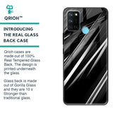 Black & Grey Gradient Glass Case For Realme 7i