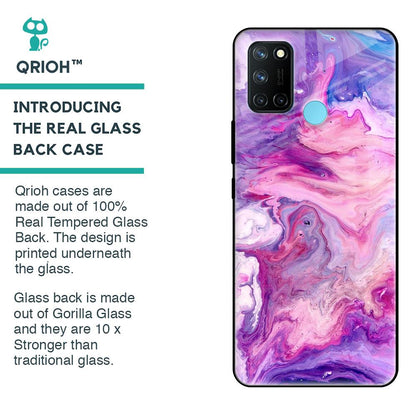 Cosmic Galaxy Glass Case for Realme 7i