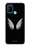 White Angel Wings Realme 7i Back Cover