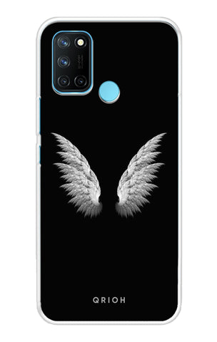 White Angel Wings Realme 7i Back Cover