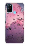 Space Doodles Art Realme 7i Back Cover
