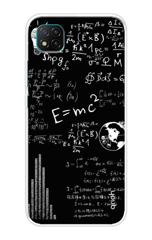 Equation Doodle Poco C3 Back Cover