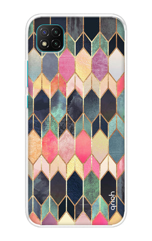 Shimmery Pattern Poco C3 Back Cover
