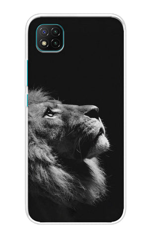 Lion Looking to Sky Poco C3 Back Cover