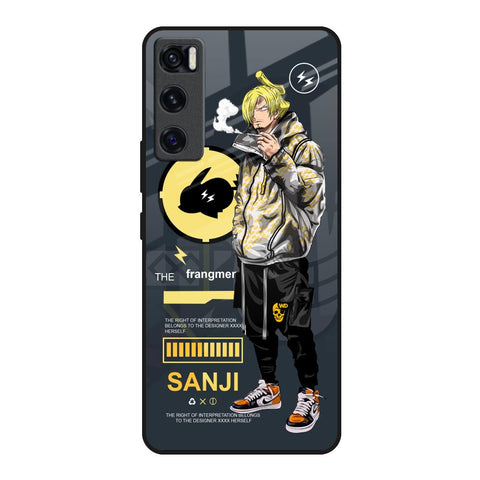 Cool Sanji Vivo V20 SE Glass Back Cover Online