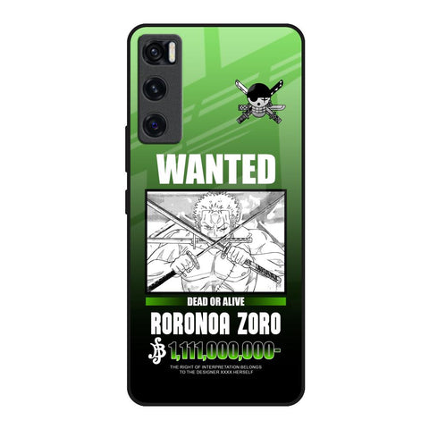 Zoro Wanted Vivo V20 SE Glass Back Cover Online