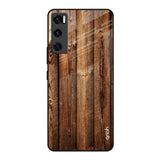 Timber Printed Vivo V20 SE Glass Back Cover Online