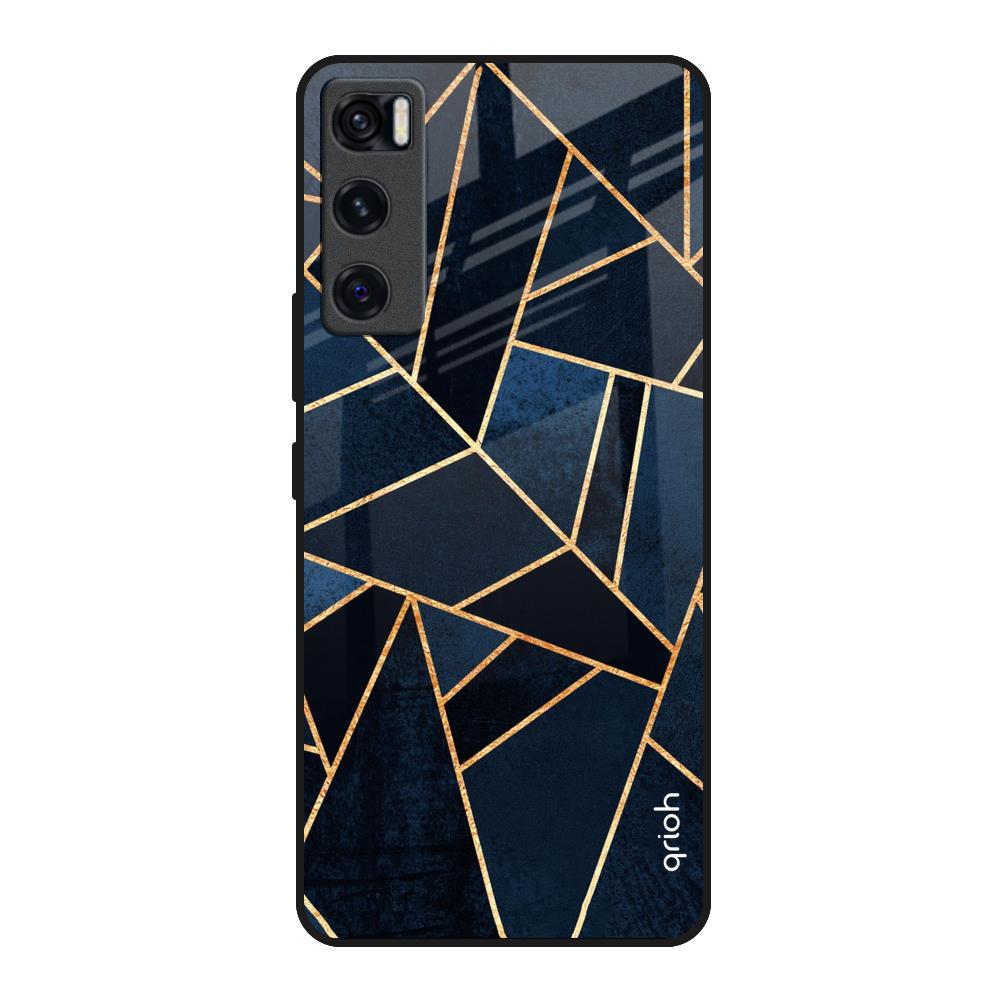 Abstract Tiles Vivo V20 SE Glass Back Cover Online