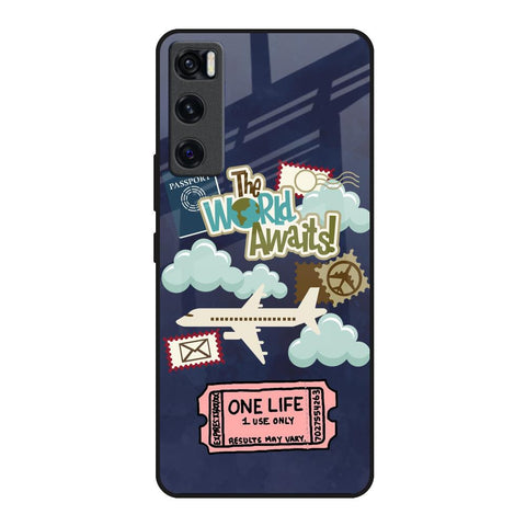 Tour The World Vivo V20 SE Glass Back Cover Online