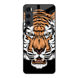 Angry Tiger Vivo V20 SE Glass Back Cover Online
