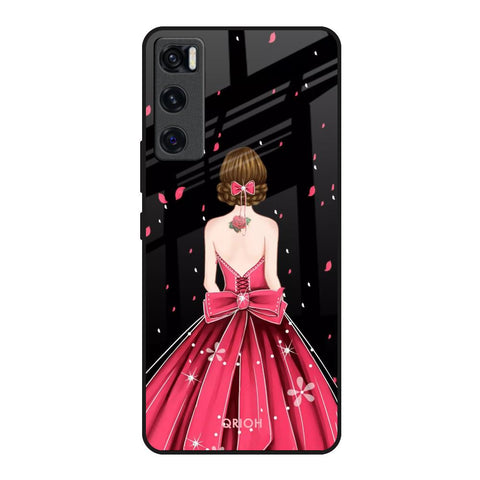 Fashion Princess Vivo V20 SE Glass Back Cover Online