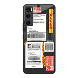 Cool Barcode Label Vivo V20 SE Glass Back Cover Online