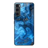 Gold Sprinkle Vivo V20 SE Glass Back Cover Online