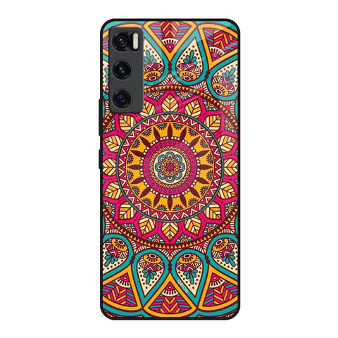 Elegant Mandala Vivo V20 SE Glass Back Cover Online
