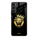 Lion The King Vivo V20 SE Glass Back Cover Online