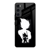 Monochrome Goku Vivo V20 SE Glass Back Cover Online