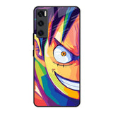 Monkey Wpap Pop Art Vivo V20 SE Glass Back Cover Online
