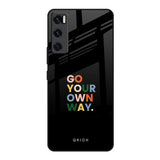 Go Your Own Way Vivo V20 SE Glass Back Cover Online