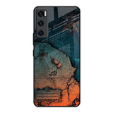 Geographical Map Vivo V20 SE Glass Back Cover Online