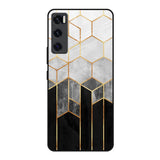 Tricolor Pattern Vivo V20 SE Glass Back Cover Online