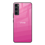 Pink Ribbon Caddy Vivo V20 SE Glass Back Cover Online