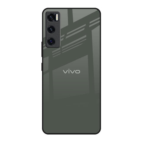 Charcoal Vivo V20 SE Glass Back Cover Online