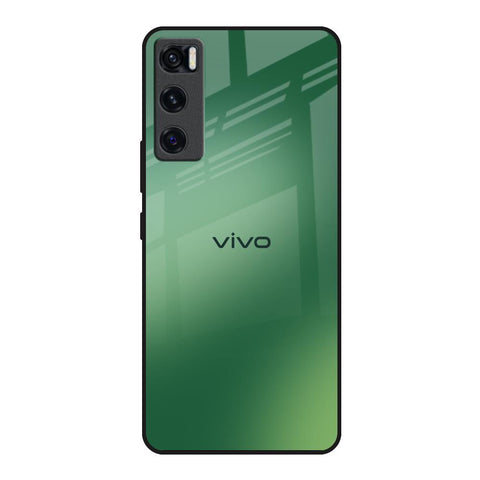 Green Grunge Texture Vivo V20 SE Glass Back Cover Online