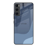 Navy Blue Ombre Vivo V20 SE Glass Back Cover Online