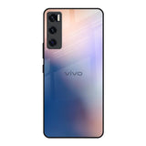 Blue Mauve Gradient Vivo V20 SE Glass Back Cover Online