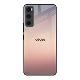 Golden Mauve Vivo V20 SE Glass Back Cover Online